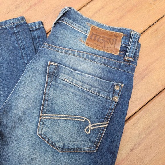 Mavi Other - SOLD: Mavi Matt Denim Blue Jeans 30x30 Distressed Nordstrom's Eco Luxury